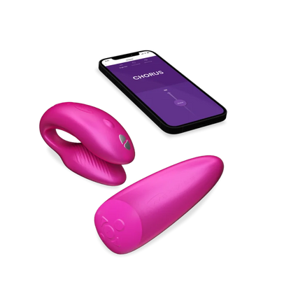 We-Vibe Chorus Couples Remote Control Vibrator - Cosmic Pink