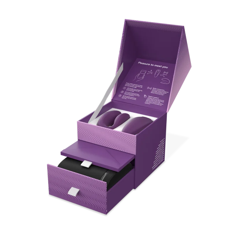 We-Vibe Chorus Couples Remote Control Vibrator - Purple