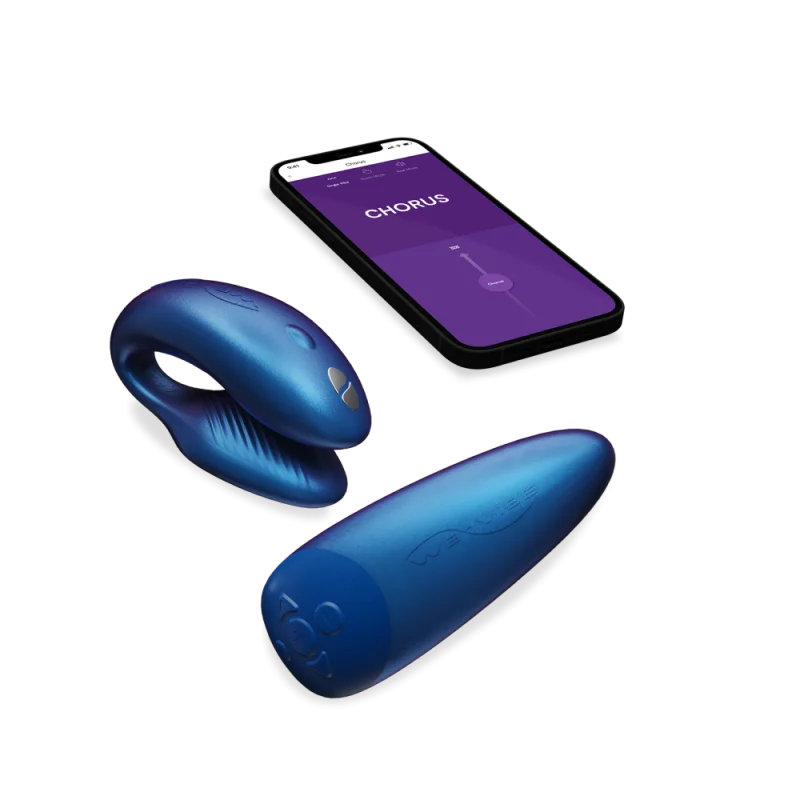 We-Vibe Chorus Couples Remote Control Vibrator - Cosmic Blue