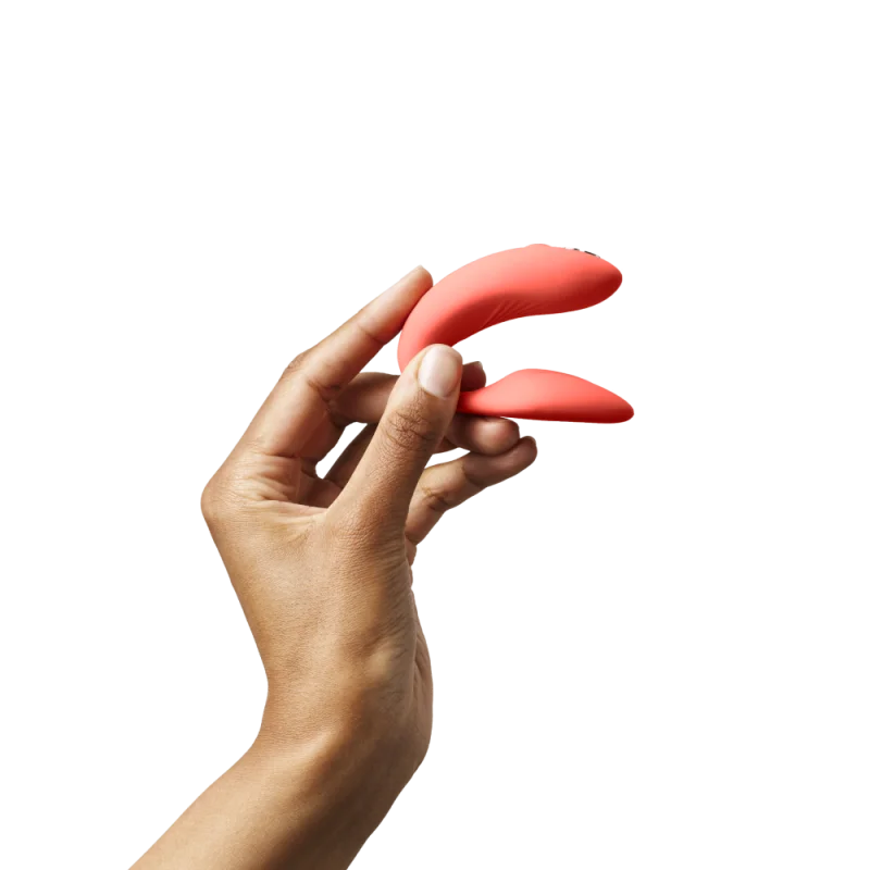 We-Vibe Chorus Couples Remote Control Vibrator - Crave Coral