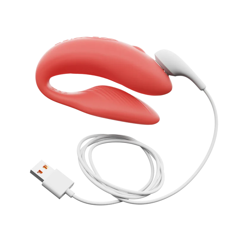 We-Vibe Chorus Couples Remote Control Vibrator - Crave Coral