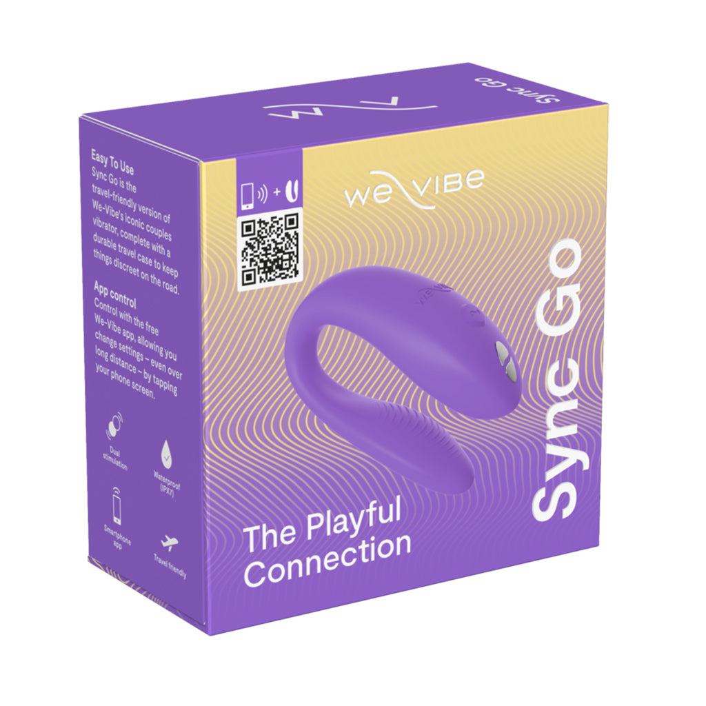 We-Vibe Sync GO Couples Travel Vibrator - Light Purple