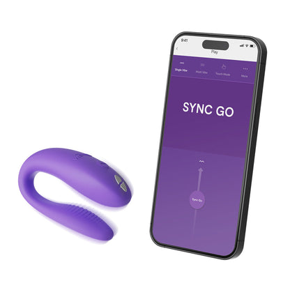 We-Vibe Sync GO Couples Travel Vibrator - Light Purple