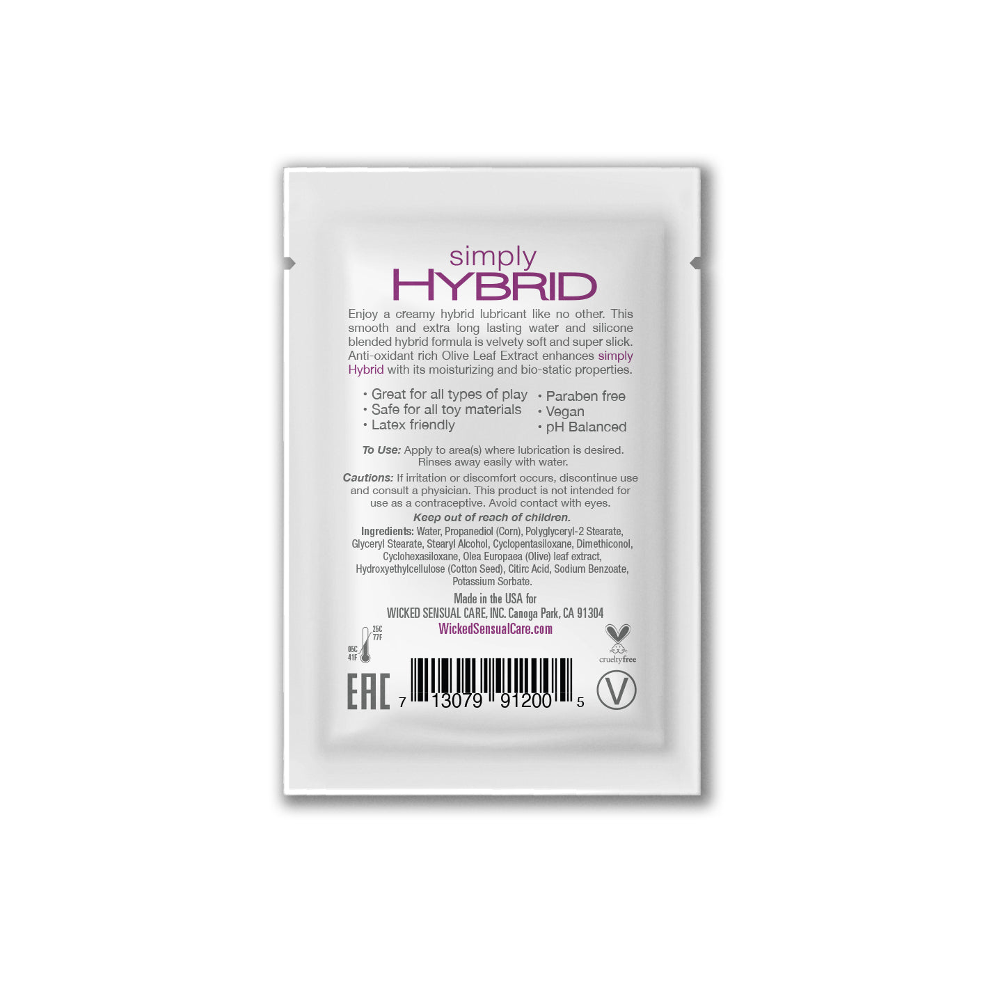Wicked Simply Hybrid Sachet