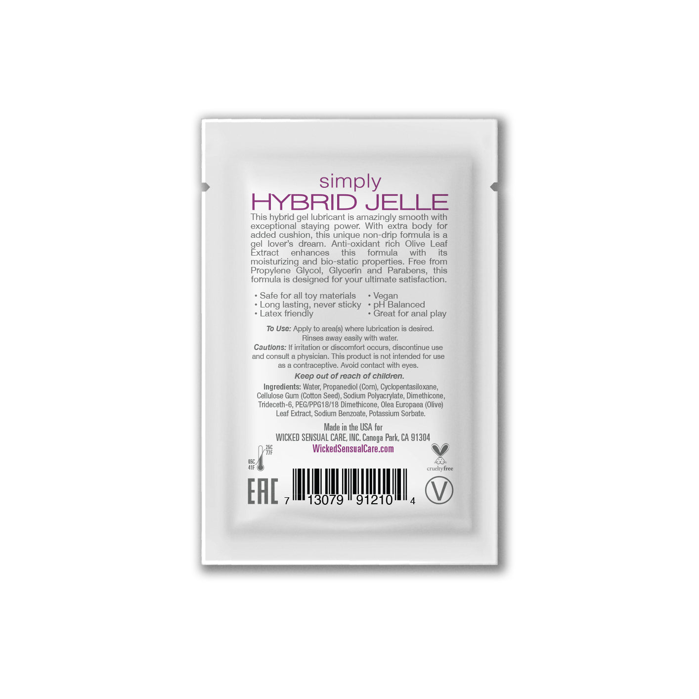 Wicked Simply Hybrid Jelle Sachet