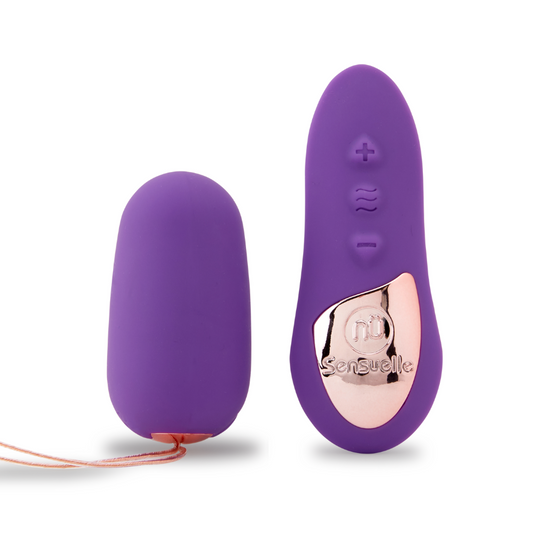 Nu Sensuelle Remote Control Petite Egg Vibrator Purple