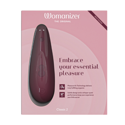 Womanizer Classic 2 Clitoral Stimulator - Bordeaux