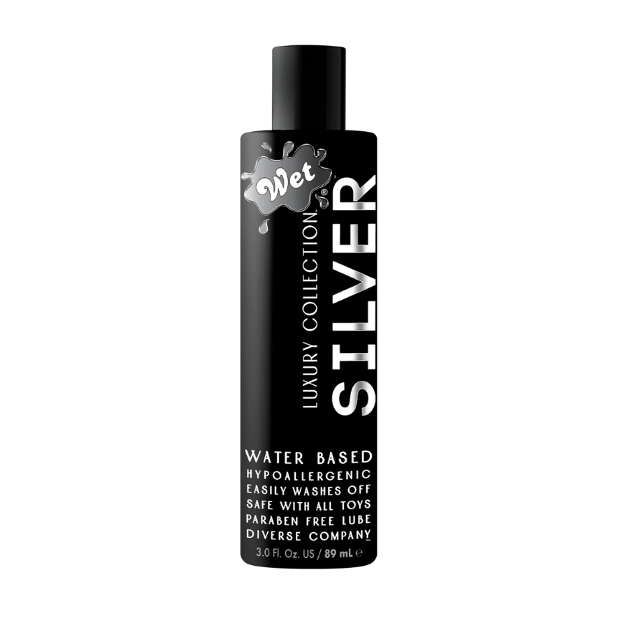 Wet Silver Water Based Lubricant 3 Fl. Oz/89mL