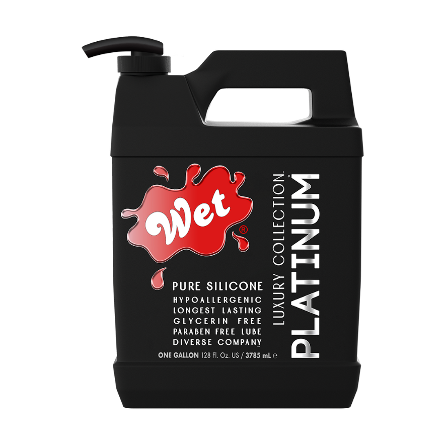 Wet Platinum Silicone Based Sex Lube Gallon