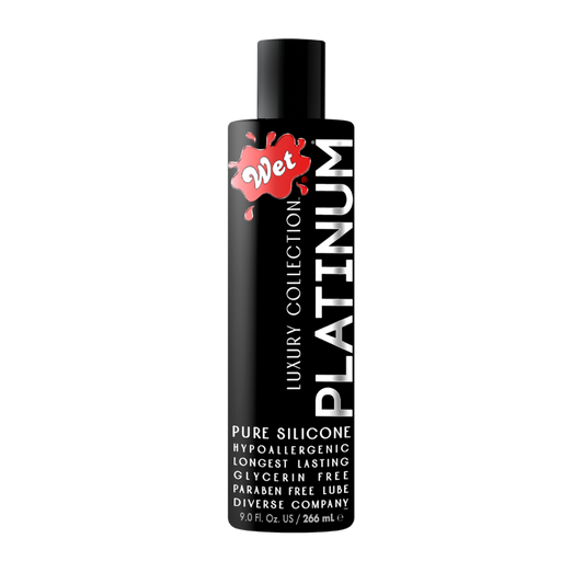 Wet Platinum Silicone Based Sex Lube 9 Ounce