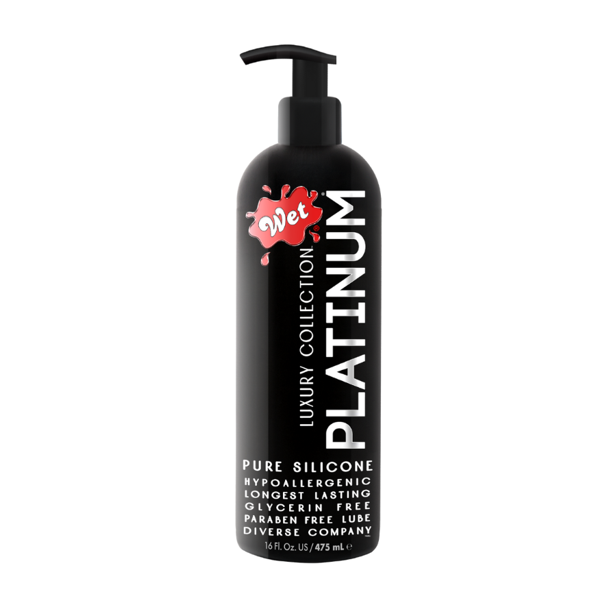Wet Platinum Silicone Based Sex Lube 16 Ounce
