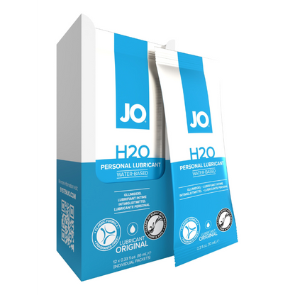 JO H2O Foil Display Box - Original - Lubricant 0.34 floz / 10 mL
