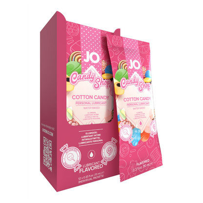 JO H2O Foil Display Box - Cotton Candy - Lubricant 0.34 floz / 10 mL