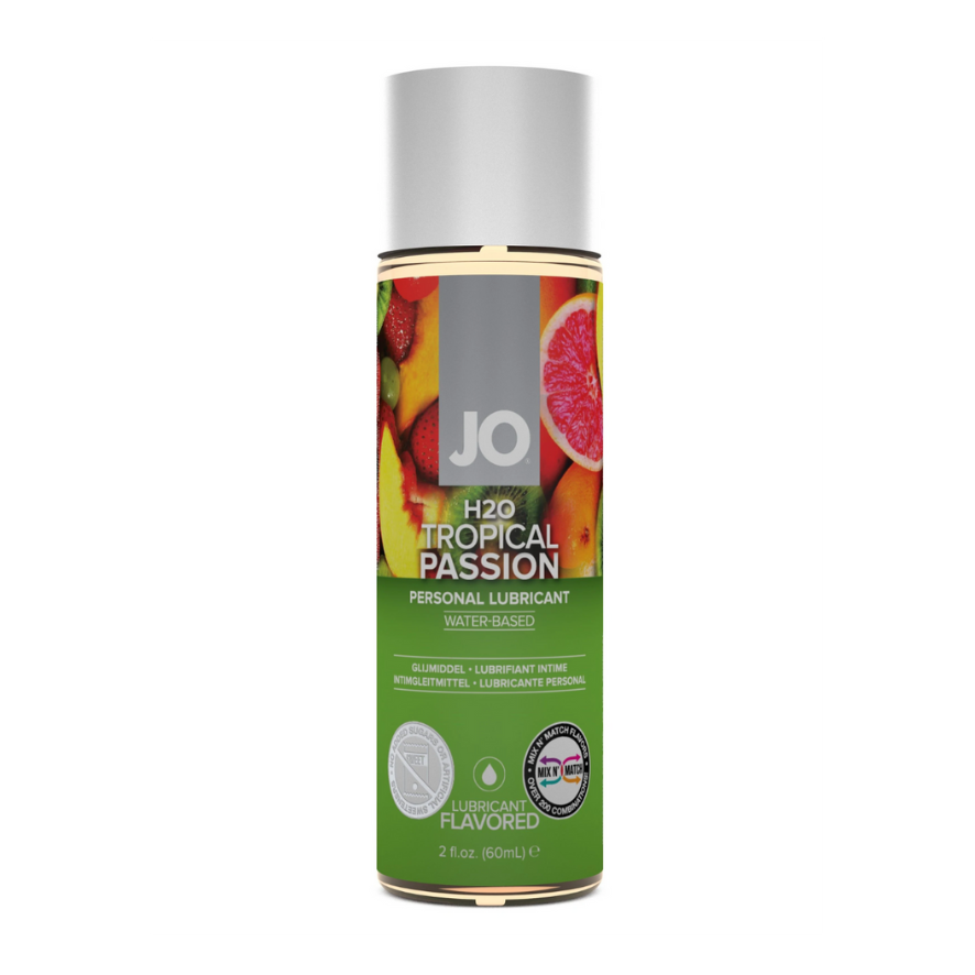 JO H2O Tropical Passion Flavored Lubricant 2 floz / 60 mL