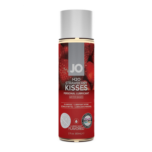 System JO H2O Strawberry Kisses Flavored Lubricant 2oz