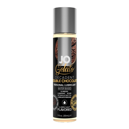 System JO Gelato Decadent Double Chocolate Flavored Lube 1 floz / 30 mL