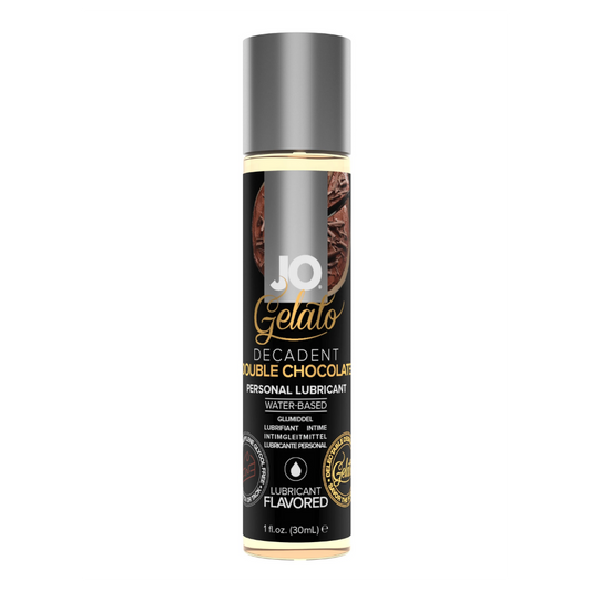 System JO Gelato Decadent Double Chocolate Flavored Lube 1 floz / 30 mL