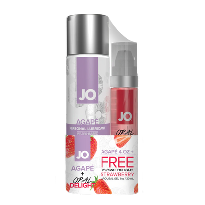 System JO Agape + Oral Delight Strawberry Arousal Gel