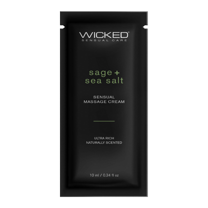Wicked Sage + Sea Salt Massage Cream Sachet