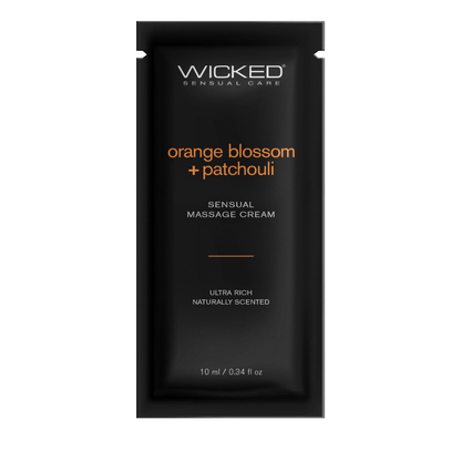 Wicked Orange Blossom + Patchouli Massage Cream .34oz