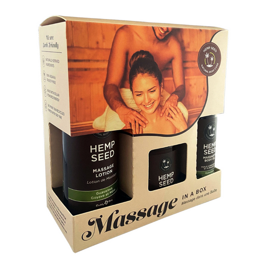 Earthly Body Hemp Seed Massage Gift Box - Guavalava