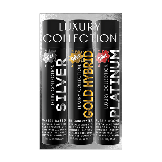 Wet Luxury 3 Pack (1OZ SILVER, GOLD, PLATINUM) 1 Fl. Oz./30mL
