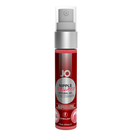 System JO Nipple Titillator Electric Strawberry Arousal Gel