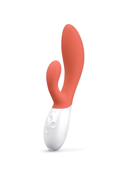 Lelo Ina 3 Rabbit Vibrator - Coral