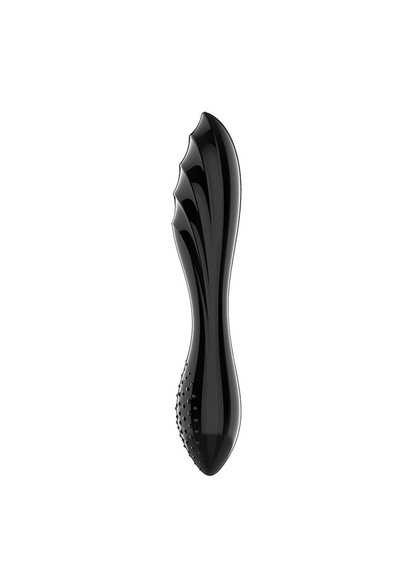 Satisfyer Dazzling Crystal 1 Glass Dildo - Black