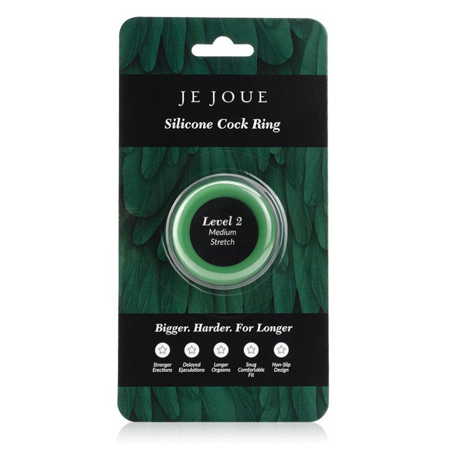 Je Joue Green Silicone C-Ring - Medium Stretch