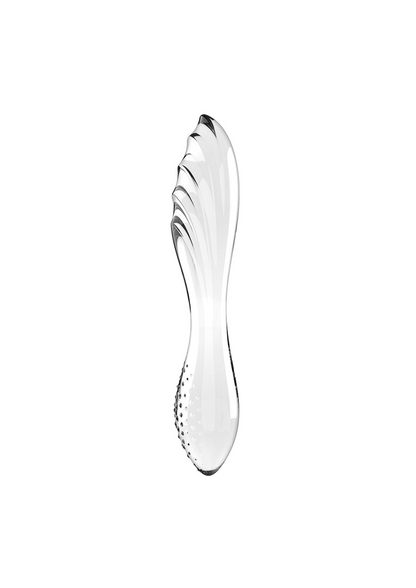 Satisfyer Dazzling Crystal 1 Glass Dildo - Transparent
