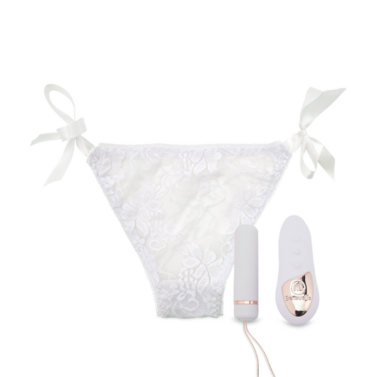 Nu Sensuelle Pleasure Panty Vibrator - White
