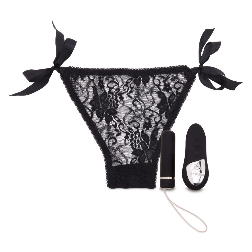 Nu Sensuelle Pleasure Panty Vibrator - Black
