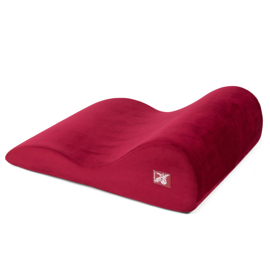 Liberator Hipster Sex Pillow Merlot Microvelvet