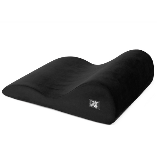 Liberator Hipster Sex Pillow Black Microvelvet