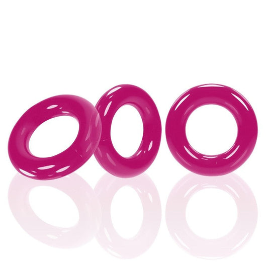 Oxballs Willy Ring 3 Pack- HOT PINK