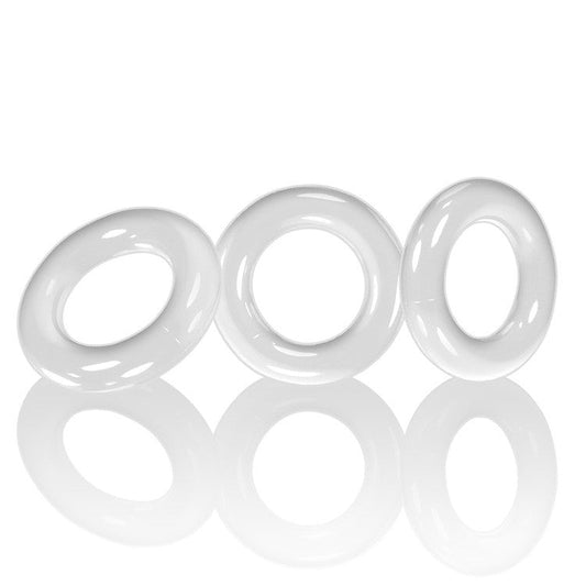 Oxballs Willy Ring 3 Pack - WHITE