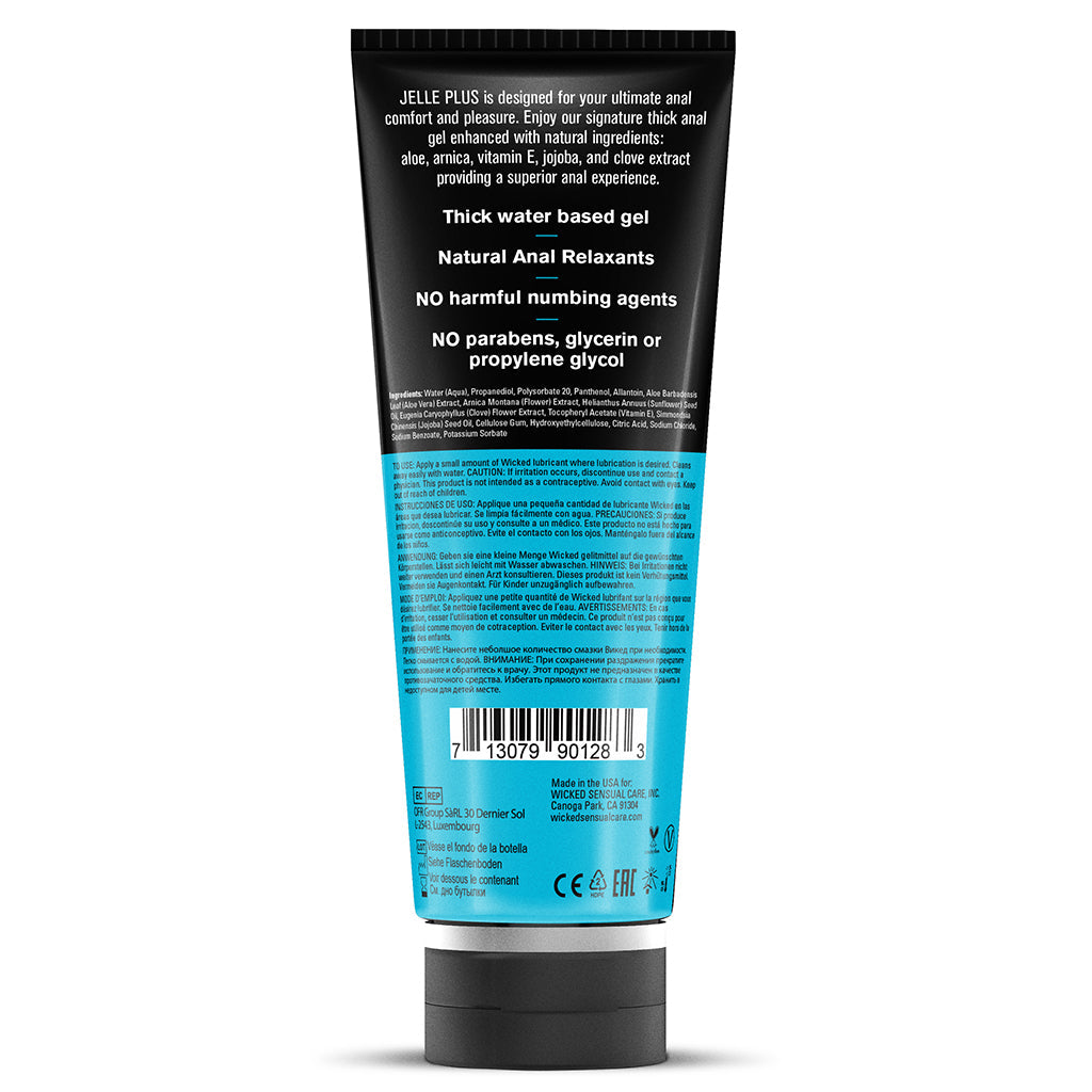 Wicked Jelle Plus Anal Lubricant 8oz
