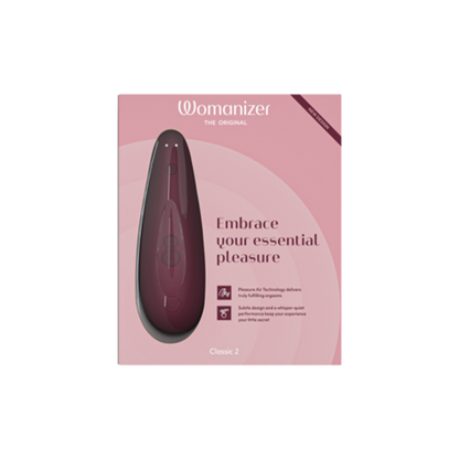 Womanizer Classic 2 Clitoral Stimulator - Bordeaux