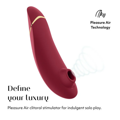 Womanizer Premium 2 Clitoral Stimulator - Bordeaux