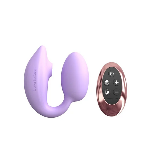 Love To Love WonderLover Clitoral and G-Spot Vibrator- Mauve