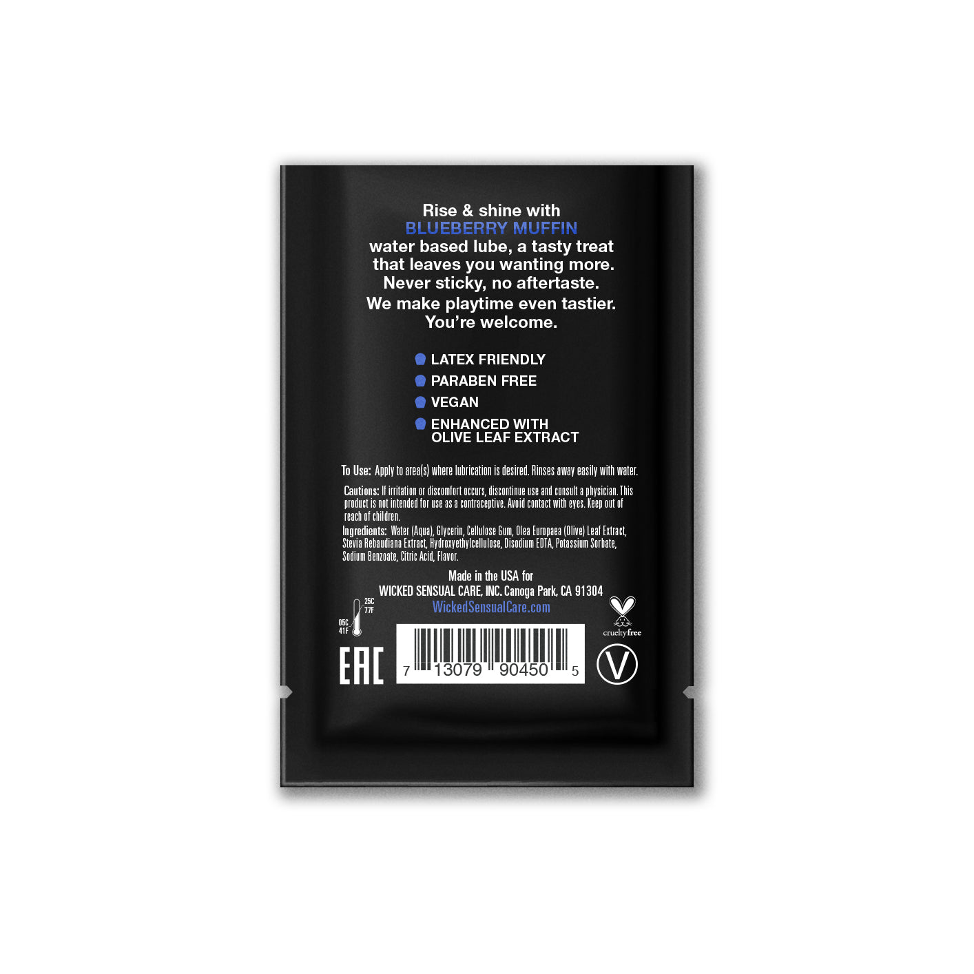 Wicked Blueberry Muffin Lubricant Sachet