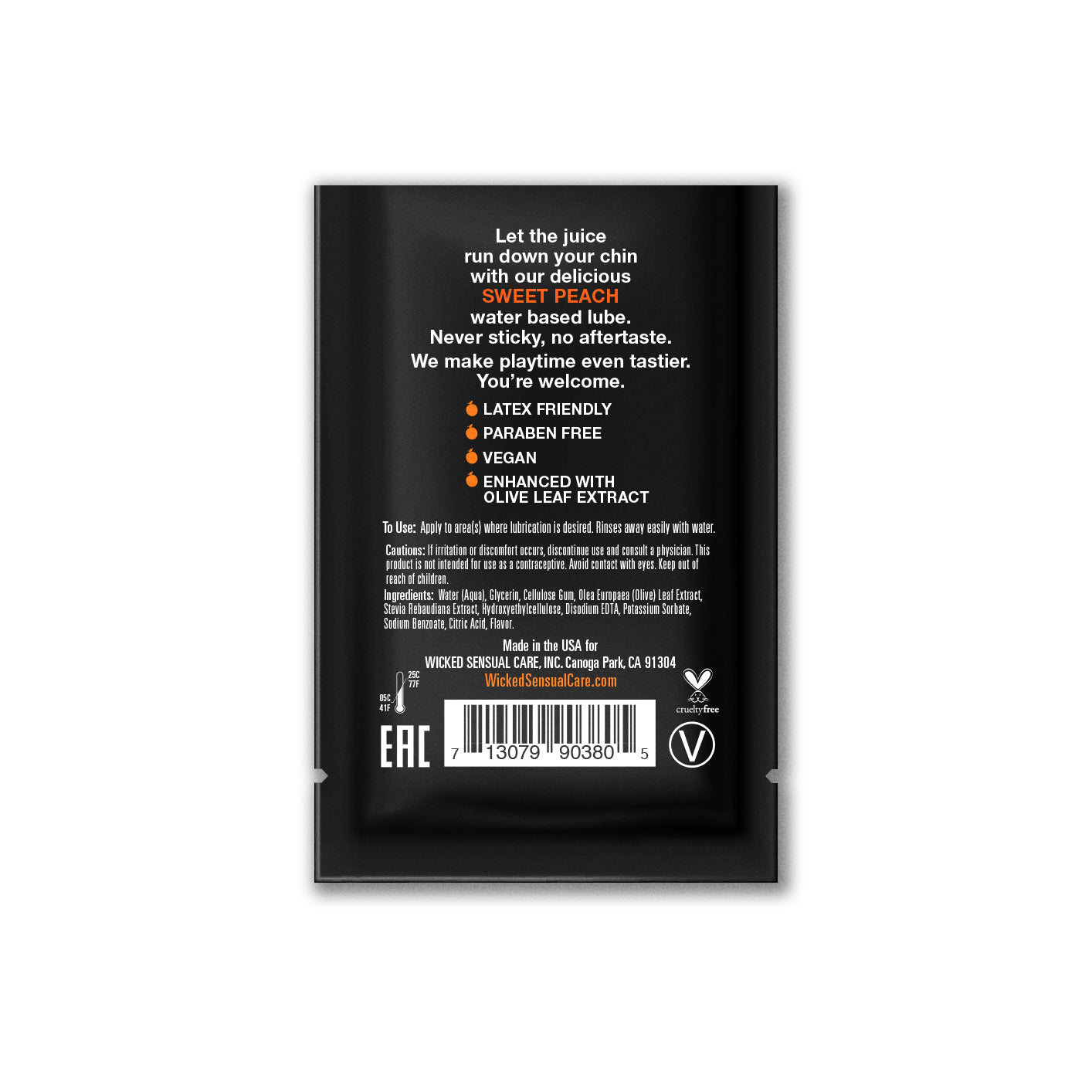 Wicked Aqua Sweet Peach Sachet
