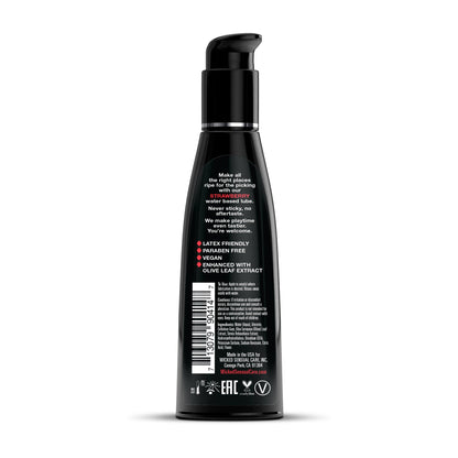 Wicked Aqua Strawberry Flavored Lubricant 4oz