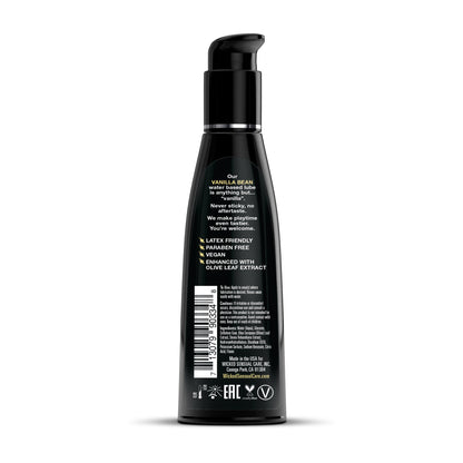 Wicked Aqua Vanilla Bean Flavored Lubricant 4oz