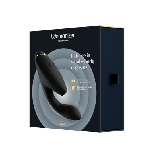 Womanizer Duo 2 Clitoral & G-Spot Vibrator - Black