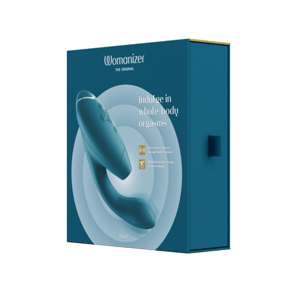 Womanizer Duo 2 Clitoral & G-Spot Vibrator - Petrol