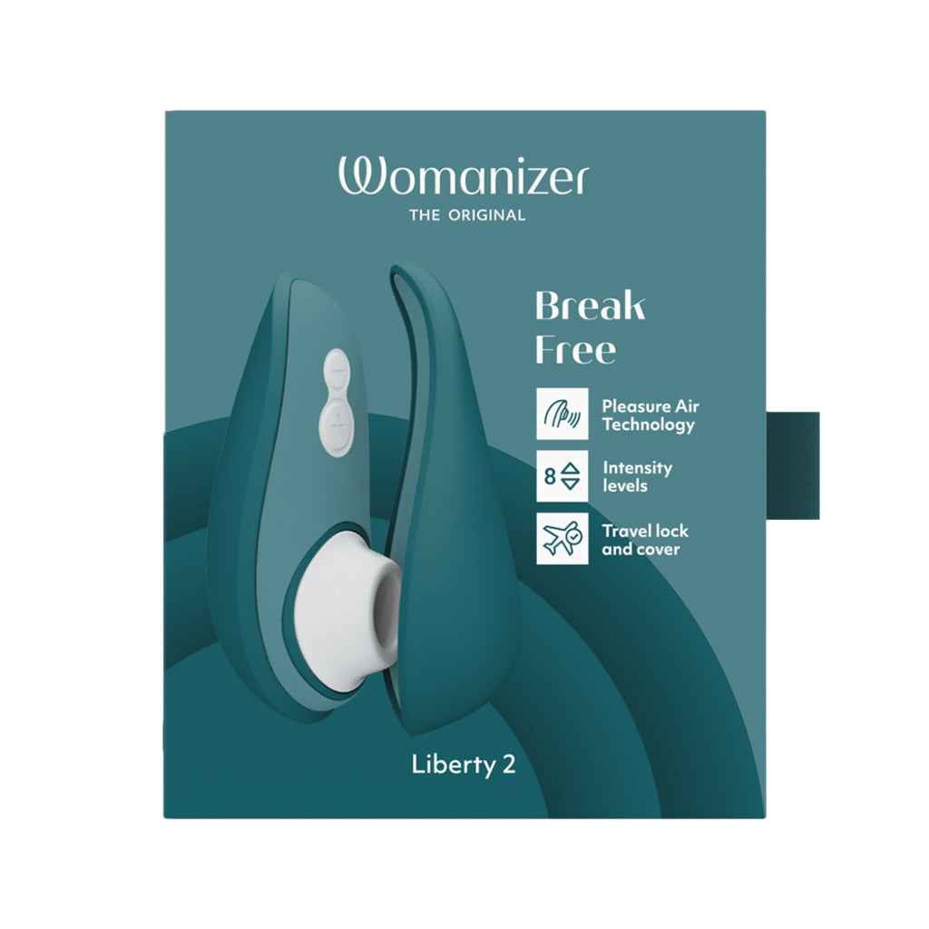 Womanizer Liberty 2 Clitoral Stimulator - Dark Petrol