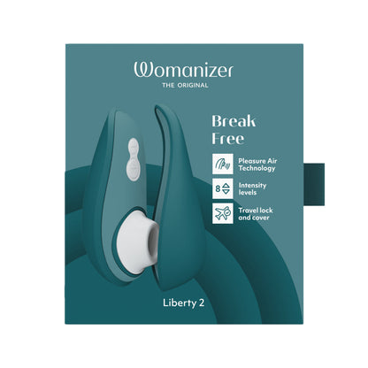 Womanizer Liberty 2 Clitoral Stimulator - Dark Petrol