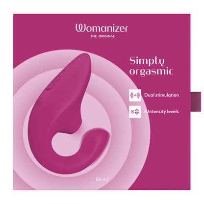 Womanizer Blend Dual Stimulator - Vibrant Pink
